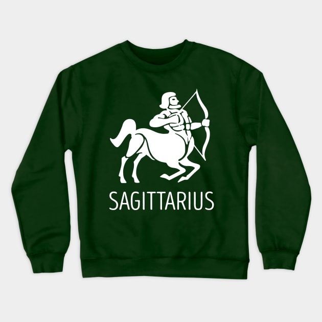 Astrological Zodiac Tee Shirts - Sagittarius the Archer Crewneck Sweatshirt by calebprue